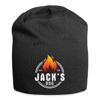 Jacks BBQ - Jersey-Beanie - Schwarz - Vorne