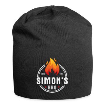 Simons BBQ - Jersey Beanie - black - Front