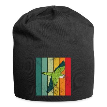 Quaker parrot retro - Jersey-Beanie - Schwarz - Vorne