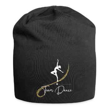 Dance,Team Dance, Tanzen, Geschenk, - Jersey-Beanie - Schwarz - Vorne