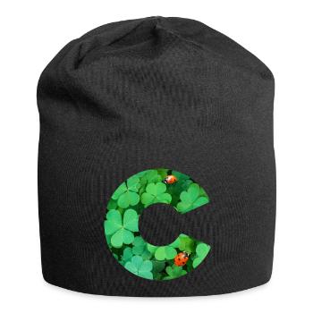 Trèfles C - Bonnet en jersey - noir - Devant