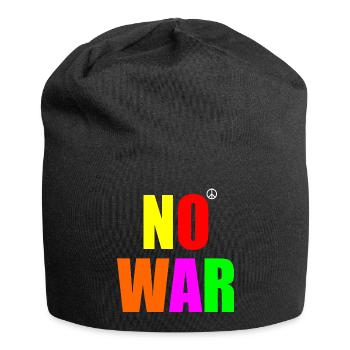 No war - Jersey Beanie - black - Front