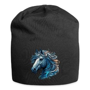 Horse - Jersey Beanie - black - Front