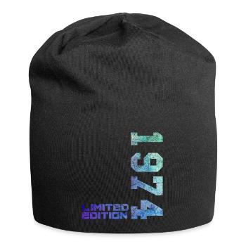 50. Geburtstag Mann Frau 50 Jahre 1974 Deko Lustig - Jersey-Beanie - Schwarz - Vorne