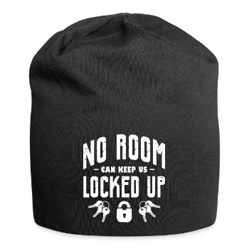 Aucune pièce ne peut nous garder enfermés dans une salle d’évasion - Bonnet en jersey - noir - Devant