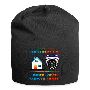 Building surveillance - Jersey Beanie - black - Front