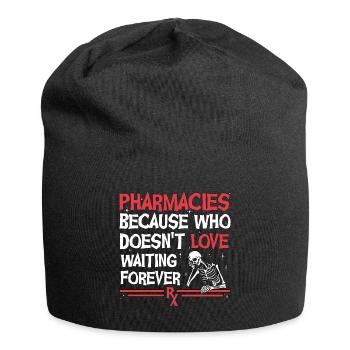 Pharmacy Halloween - Jersey Beanie - black - Front