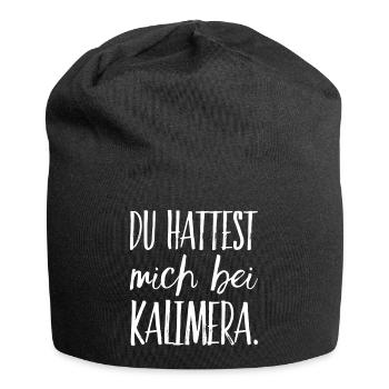Funny Greek Saying Greece Gift - Jersey Beanie - black - Front