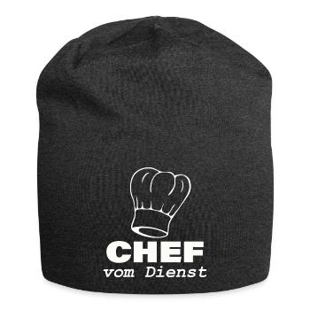 CHEF VOM DIENST - Jersey-Beanie - Anthrazit - Vorne