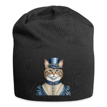 Madam cat - Jersey Beanie - black - Front