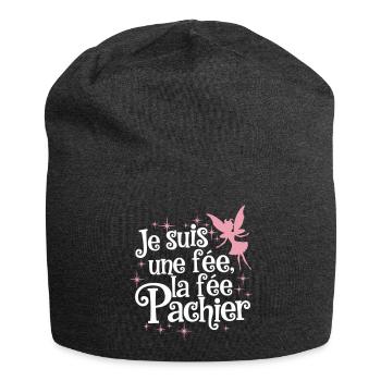 I'm a fairy the fairy Pachier - Jersey Beanie - charcoal grey - Front