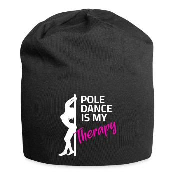 Tanzen Pole dance Pole Dance Poledance Tanzkurs - Jersey-Beanie - Schwarz - Vorne