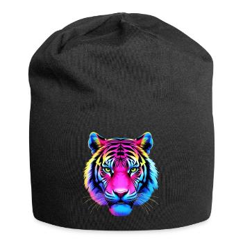 Neon Tiger - Jersey Beanie - black - Front