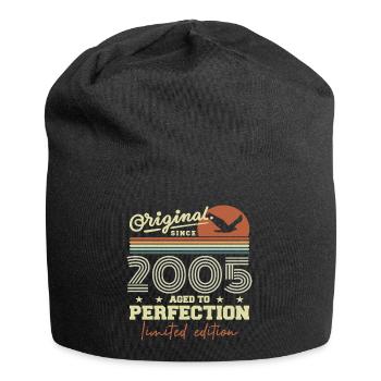 Original 2005 Geburtstagsgeschenk 2005 Retro 2005 - Jersey-Beanie - Schwarz - Vorne