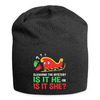 Werdende Mutter Werdende Mama Weihnachten - Jersey-Beanie - Schwarz - Vorne