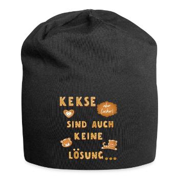 Les cookies ne sont pas non plus une solution - Bonnet en jersey - noir - Devant