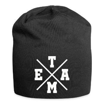 Équipe - Bonnet en jersey - noir - Devant