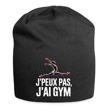 Ich kann nicht, ich habe Fitnessstudio | Turngeschenk | Fitnessstudio - Jersey-Beanie - Schwarz - Vorne