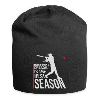 La saison de baseball est la meilleure saison des sports de fans - Bonnet en jersey - noir - Devant