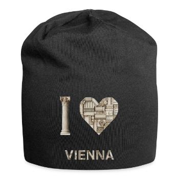 Vienna – Monumental Architecture - Jersey Beanie - black - Front