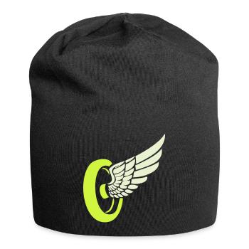 Aile de roue - Bonnet en jersey - noir - Devant