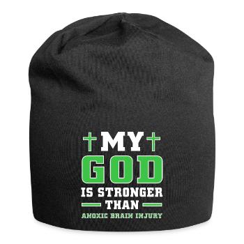 Stroke Brain Injury - Jersey Beanie - black - Front