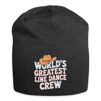 Weltweit Beste Line Dance Crew - Jersey-Beanie - Anthrazit - Vorne