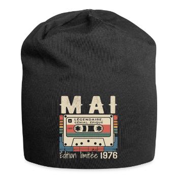 Mai 1976 - Bonnet en jersey - noir - Devant