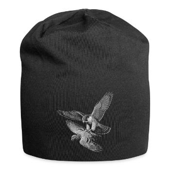faucon pèlerin - Bonnet en jersey - noir - Devant