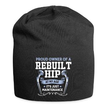 Hips Hips Hip Joint - Jersey Beanie - black - Front