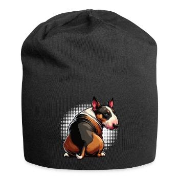 Bull Terrier miniature Bully Bull Terrier Propriétaire - Bonnet en jersey - noir - Devant