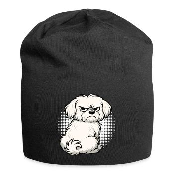 Malteser Maltese Owner Maltese Lovers - Jersey Beanie - black - Front