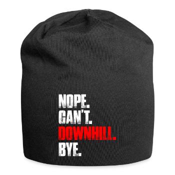 Nope can't downhill bike mountain bike MTB - Jersey Beanie - black - Front
