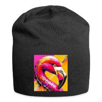 flamingo - Jersey Beanie - black - Front