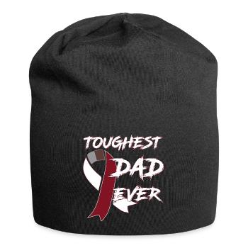 throat cancer - Jersey Beanie - black - Front