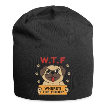 WTF Where's The Food? - Jersey Beanie - black - Front