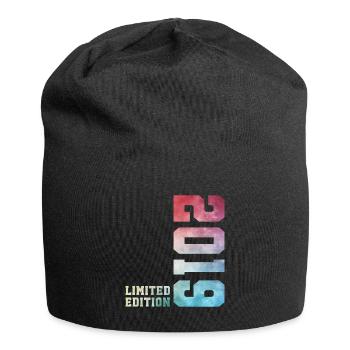 7. Geburtstag Limited Edition 2019 – Jahrgang 2019 - Jersey-Beanie - Schwarz - Vorne