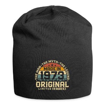1973 Vintage né homme mythe légende - Bonnet en jersey - noir - Devant