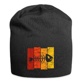 Arêtes de poisson pour pêcheurs, pêcheurs et enfants | Poissons - Bonnet en jersey - noir - Devant
