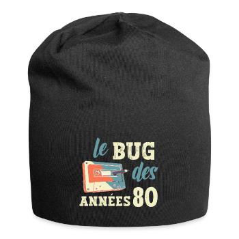 le bug des années 80 - Bonnet en jersey - noir - Devant