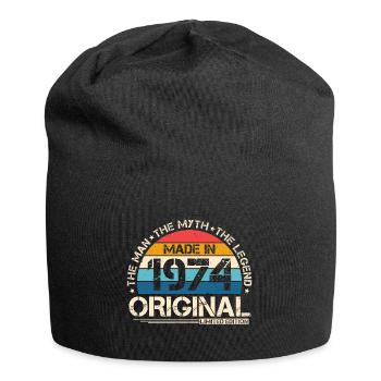 1974 Vintage Born Man Myth Legend - Bonnet en jersey - noir - Devant
