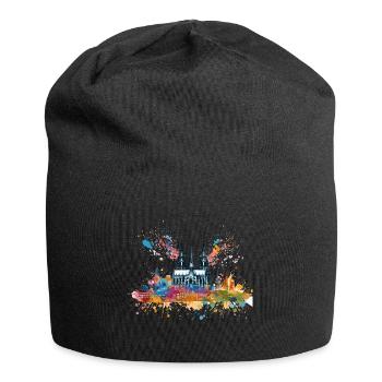 Cologne Kölle Carnival Gebützt Kölle Alaaf Jeck Party - Jersey Beanie - black - Front