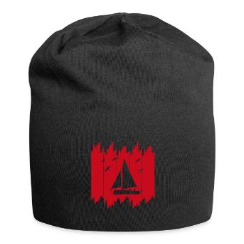 Segeln segeln - Jersey-Beanie - Schwarz - Vorne