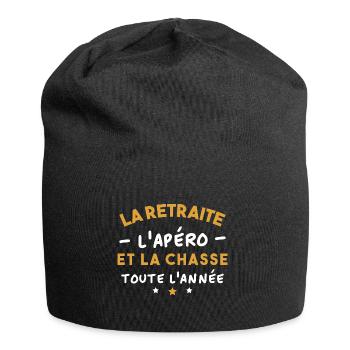 Retreat and Hunting - Jersey Beanie - black - Front