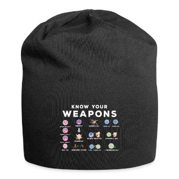 Lustiger Mikrobiologe - Jersey-Beanie - Schwarz - Vorne