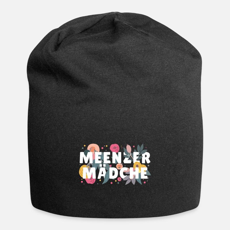 Mainz Meenzer Mädche - Jersey-Beanie - Schwarz