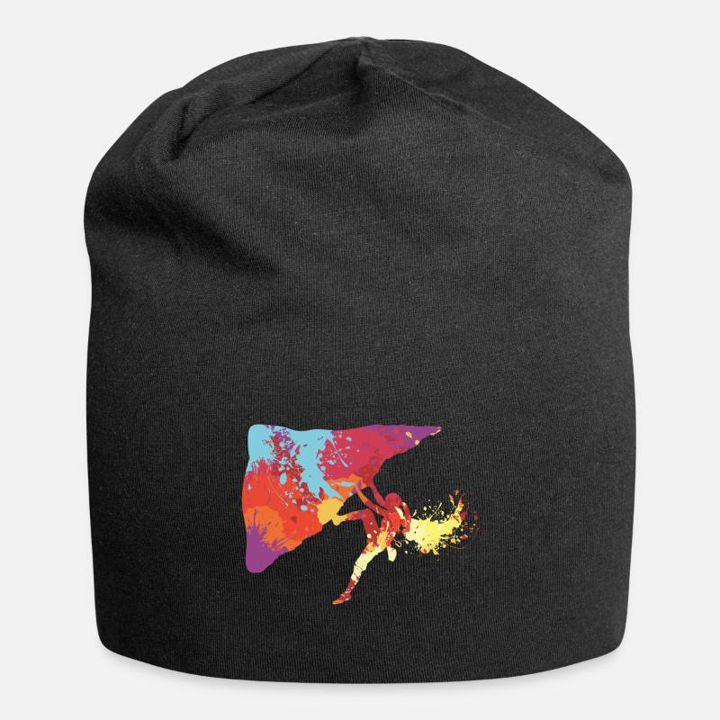 Kletter Mama - Jersey-Beanie - Schwarz