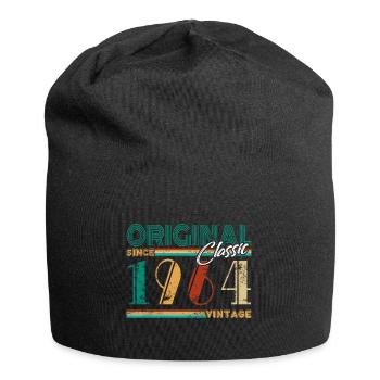 60. Geburtstag 2024 Feier best of Jahrgang 1964 - Jersey-Beanie - Schwarz - Vorne