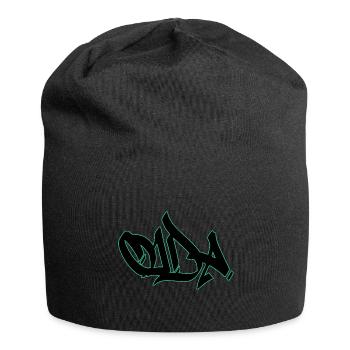 Oida - Jersey-Beanie - Schwarz - Vorne