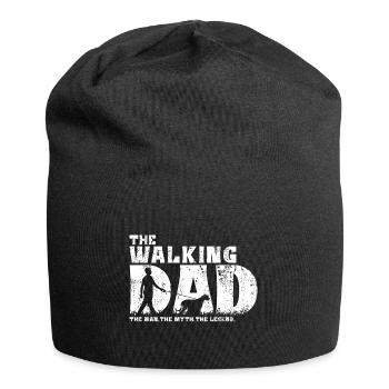 Irish Wolfhound Le père qui marche Papa Père - Bonnet en jersey - noir - Devant